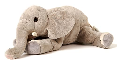 Uni-Toys - Elefant, liegend - 27 cm (Länge) - Plüsch-Elefant - Plüschtier, Kuscheltier von Uni-Toys