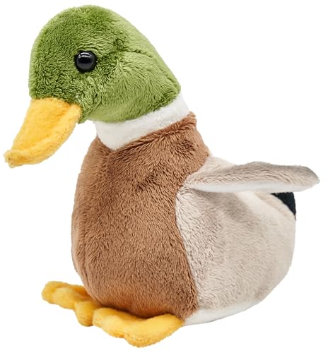 Uni-Toys - Ente (ohne Stimme) - 16 cm (Länge) - Plüsch-Vogel - Plüschtier, Kuscheltier von Uni-Toys