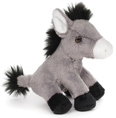 Uni-Toys - Esel Plushie, sitzend - 14 cm (Höhe) - Plüschtier, Kuscheltier von Uni-Toys