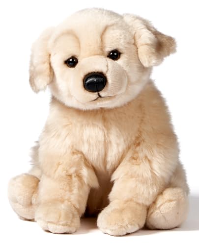 Uni-Toys - Golden Retriever, sitzend - 25 cm (Höhe) - Plüsch-Hund - Plüschtier, Kuscheltier von Uni-Toys