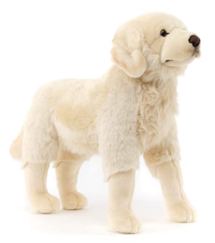 Uni-Toys - Golden Retriever 'Joy', stehend - 50 cm (Höhe) - Plüsch-Hund, Haustier - Plüschtier, Kuscheltier von Uni-Toys