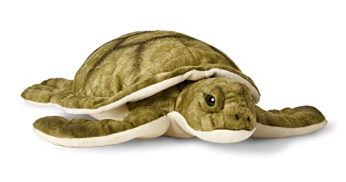 Uni-Toys - Grüne Meeresschildkröte - 34 cm (Länge) - Plüsch-Schildkröte - Plüschtier, Kuscheltier von Uni-Toys