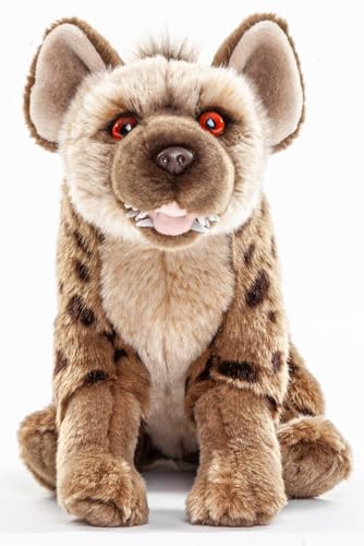 Uni-Toys - Hyäne, sitzend - 22 cm (Höhe) - Plüsch-Wildtier - Plüschtier, Kuscheltier von Uni-Toys