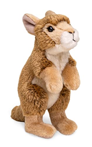 Uni-Toys - Känguru Baby, stehend - 20 cm (Höhe) - Plüsch-Beuteltier - Plüschtier, Kuscheltier von Uni-Toys