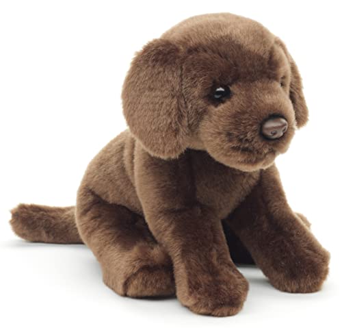 Uni-Toys - Labrador Welpe (braun), ohne Leine - 23 cm (Höhe) - Plüsch-Hund - Plüschtier, Kuscheltier von Uni-Toys