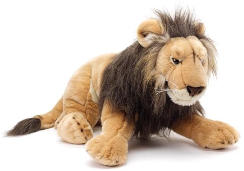 Uni-Toys - Löwe, liegend - 70 cm (Länge) - Plüsch-Wildtier - Plüschtier, Kuscheltier von Uni-Toys