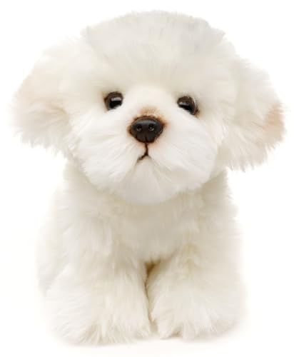 Uni-Toys - Malteser - 18 cm (Höhe) - Plüsch-Hund, Haustier - Plüschtier, Kuscheltier von Uni-Toys