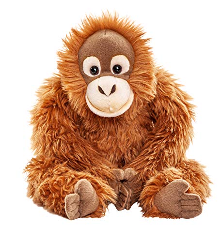 Uni-Toys - Orang-Utan mit Klettverschluss an den Händen - 28 cm (Höhe) - Plüsch-AFFE - Plüschtier, Kuscheltier von Uni-Toys
