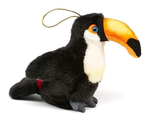 Uni-Toys - Riesentukan - 13 cm (Höhe) - Plüsch-Vogel, Tukan - Plüschtier, Kuscheltier von Uni-Toys