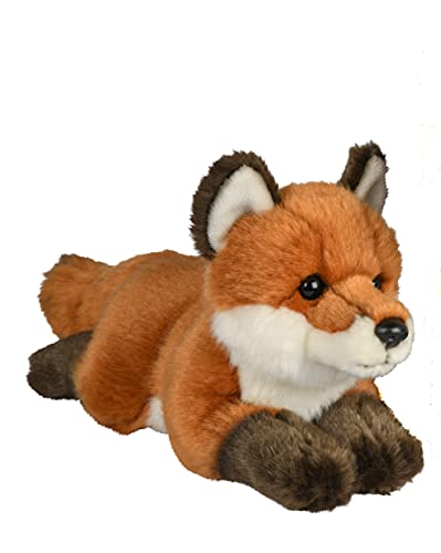 Uni-Toys - Rotfuchs, liegend- 24 cm (Länge) - Plüsch-Fuchs, Waldtier - Plüschtier, Kuscheltier von Uni-Toys