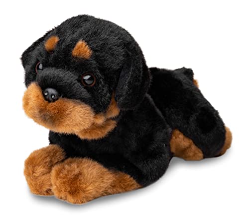 Uni-Toys - Rottweiler, liegend - 30 cm (Länge) - Plüsch-Hund - Plüschtier, Kuscheltier von Uni-Toys
