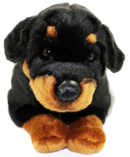 Uni-Toys - Rottweiler, liegend - 39 cm (Länge) - Plüsch-Hund, Haustier - Plüschtier, Kuscheltier von Uni-Toys