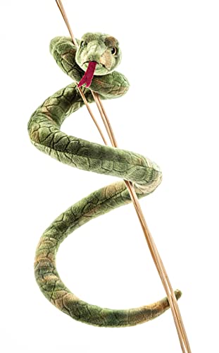 Uni-Toys - Schlange grün - 90 cm (Länge) - Plüsch-Schlange - Plüschtier, Kuscheltier von Uni-Toys