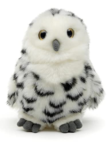 Uni-Toys - Schnee-Eule - 17 cm (Höhe) - Plüsch-Vogel - Plüschtier, Kuscheltier von Uni-Toys