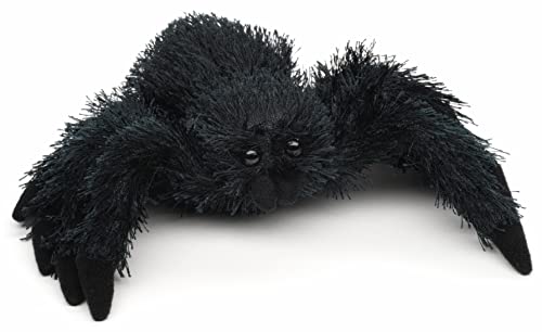 Uni-Toys - Schwarze Spinne - 15 cm (Länge) - Plüsch-Spinne - Plüschtier, Kuscheltier, Schwarz von Uni-Toys