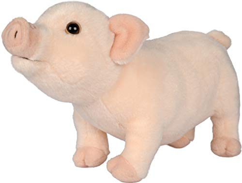 Uni-Toys - Schwein rosa - 28 cm (Länge) - Plüsch-Schweinchen, Ferkel - Plüschtier, Kuscheltier von Uni-Toys