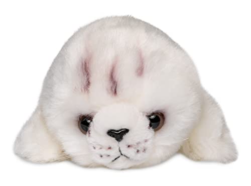 Uni-Toys - Robbenbaby weiß - 20 cm (Länge) - Plüsch-Robbe, Seehund - Plüschtier, Kuscheltier von Uni-Toys