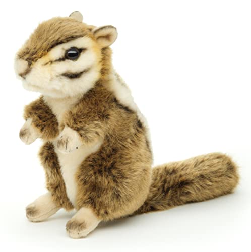 Uni-Toys - Streifenhörnchen, stehend - 18 cm (Höhe) - Plüsch-Nagetier, Chipmunk - Plüschtier, Kuscheltier von Uni-Toys