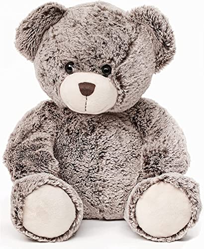 Uni-Toys - Teddybär, superweich (Dunkelbraun) - 24 cm (Höhe) - Plüsch-Bär, Teddy - Plüschtier, Kuscheltier von Uni-Toys