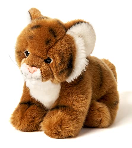 Uni-Toys - Tiger Baby, sitzend - 19 cm (Höhe) - Plüsch-Wildtier - Plüschtier, Kuscheltier von Uni-Toys