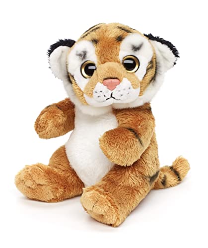 Uni-Toys - Tiger Plushie - 16 cm (Höhe) - Plüsch-Wildtier - Plüschtier, Kuscheltier von Uni-Toys