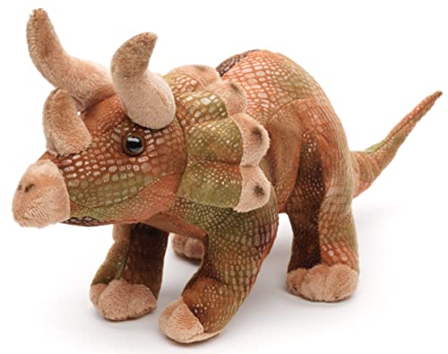 Uni-Toys - Triceratops, stehend - 40 cm (Länge) - Plüsch-Dinosaurier, Dino - Plüschtier, Kuscheltier von Uni-Toys