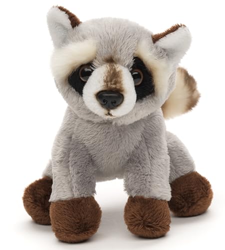 Uni-Toys - Waschbär (grau) Plushie - 15 cm (Länge) - Plüsch-Bär - Plüschtier, Kuscheltier von Uni-Toys