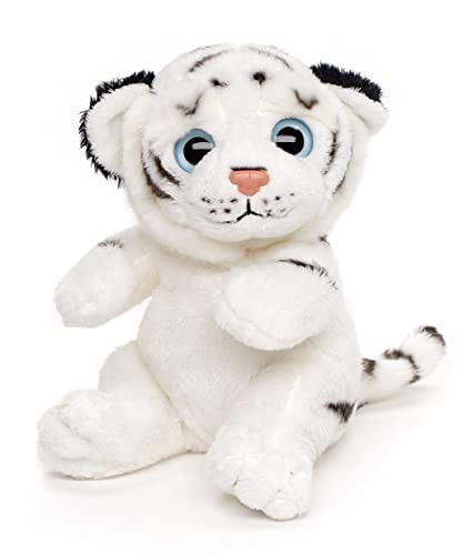 Uni-Toys - Weißer Tiger Plushie - 16 cm (Höhe) - Plüsch-Wildtier - Plüschtier, Kuscheltier von Uni-Toys