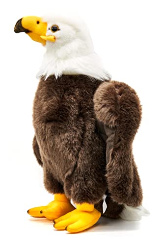 Uni-Toys - Weißkopfseeadler - 32 cm (Höhe) - Plüsch-Adler, Vogel - Plüschtier, Kuscheltier von Uni-Toys