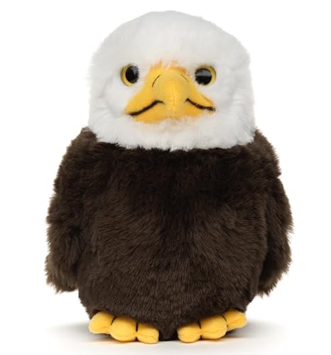 Uni-Toys - Weißkopfseeadler Baby - 18 cm (Höhe) - Plüsch-Vogel, Adler - Plüschtier, Kuscheltier von Uni-Toys