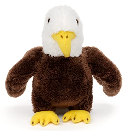 Uni-Toys - Weißkopfseeadler Plushie - 12 cm (Höhe) - Plüsch-Adler, Vogel - Plüschtier, Kuscheltier von Uni-Toys
