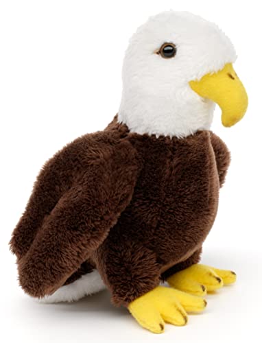 Uni-Toys - Weißkopfseeadler Plushie - 12 cm (Höhe) - Plüsch-Adler, Vogel - Plüschtier, Kuscheltier von Uni-Toys