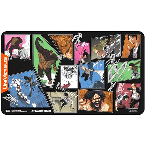 UniVersus: Attack on Titan: Origins of Power - The Second Act Playmat - 24 x 14 Neoprenmatte, Tabletop Kartenspiel Zubehör, UVS Spiele, Lizenziert UniVersus: Attack on Titan: Origins of Power - The Second Act Playmat - 24 x 14 Neoprenmatte, Tabletop Kartenspiel Zubehör, UVS Spiele, Lizenziert von UniVersus