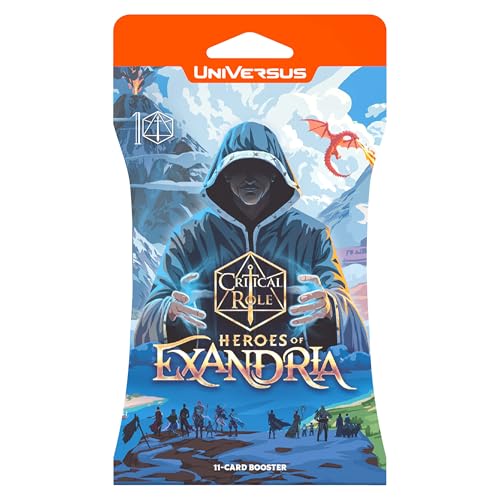 UniVersus: Critical Role: Heroes of Exandria - Booster Pack - 11 Card Hanging Pack, Random Assorted, Deck Building Collectible Card Game von UniVersus