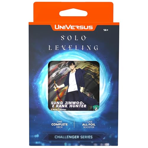 UniVersus: Solo Leveling - Challenger Series - Deck Building Card Game, Ready to Play Card Deck, Sung Jinwoo Character Card, 6 Foil Or Alt Art Cards UniVersus: Solo Leveling - Challenger Series - Deck Building Card Game, Ready to Play Card Deck, Sung Jinwoo Character Card, 6 Foil Or Alt Art Cards von UniVersus