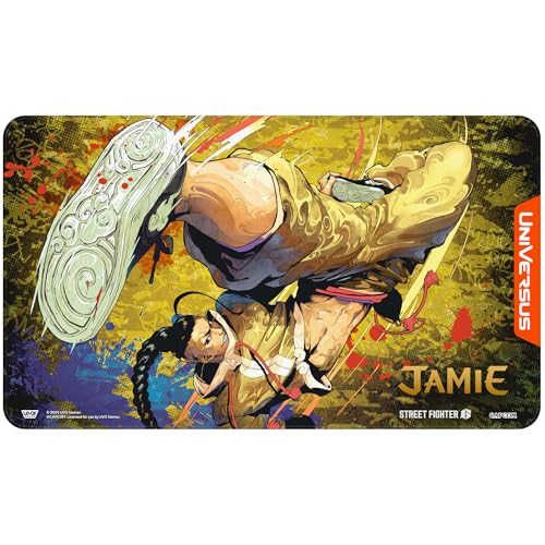 UniVersus: Street Fighter 6: Challenger Series Playmat - Jamie - 24x14 Neoprenmatte, Sammlerstück Tischkartenspiel Zubehör, UVS Spiele, Lizenziert UniVersus: Street Fighter 6: Challenger Series Playmat - Jamie - 24x14 Neoprenmatte, Sammlerstück Tischkartenspiel Zubehör, UVS Spiele, Lizenziert von UniVersus