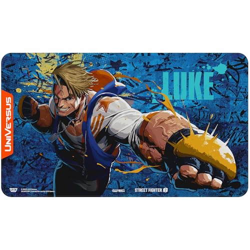 UniVersus: Street Fighter 6: Challenger Series Playmat - Luke - 24x14 Neoprenmatte, Sammlerstück Tabletop Kartenspiel Zubehör, UVS Spiele, Lizenziert UniVersus: Street Fighter 6: Challenger Series Playmat - Luke - 24x14 Neoprenmatte, Sammlerstück Tabletop Kartenspiel Zubehör, UVS Spiele, Lizenziert von UniVersus
