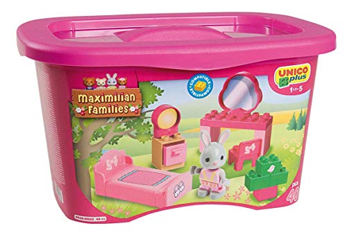 UNICO 8938-0MAX Maximilian Familien Kleiderschrank, Bauklötze 40 Stück von Unico