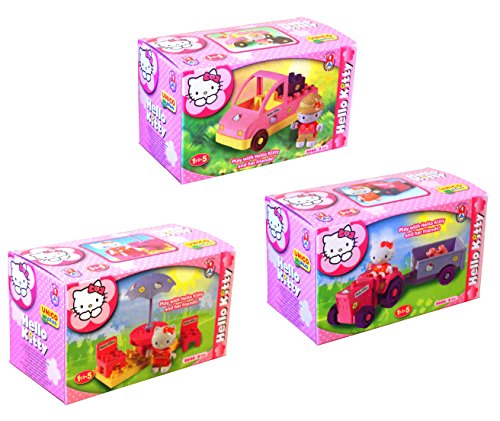 Unico Plus 8666-00HK - Hello Kitty Display-Figuren (Sortiert, Motiv zufällig aus den 3 auf dem Bild) von Unico