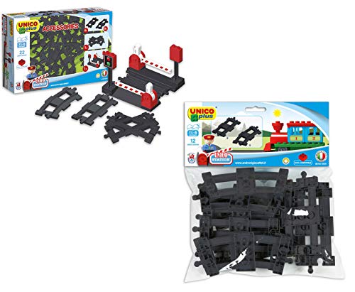 Unico Plus Eisenbahn Bahnübergang 25 Schienen Zubehör Zug Unico Plus Eisenbahn Bahnübergang 25 Schienen Zubehör Zug von Unico