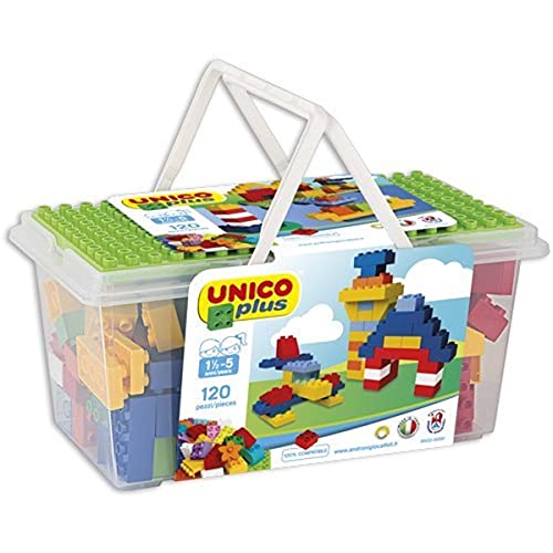 Unico 8502-0000 120 Bauklötze,3 Jahre to 99 Jahre von ToyCentre