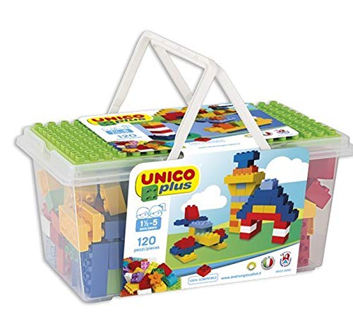 Unico 8502-0000 120 Bauklötze,3 Jahre to 99 Jahre von Unico