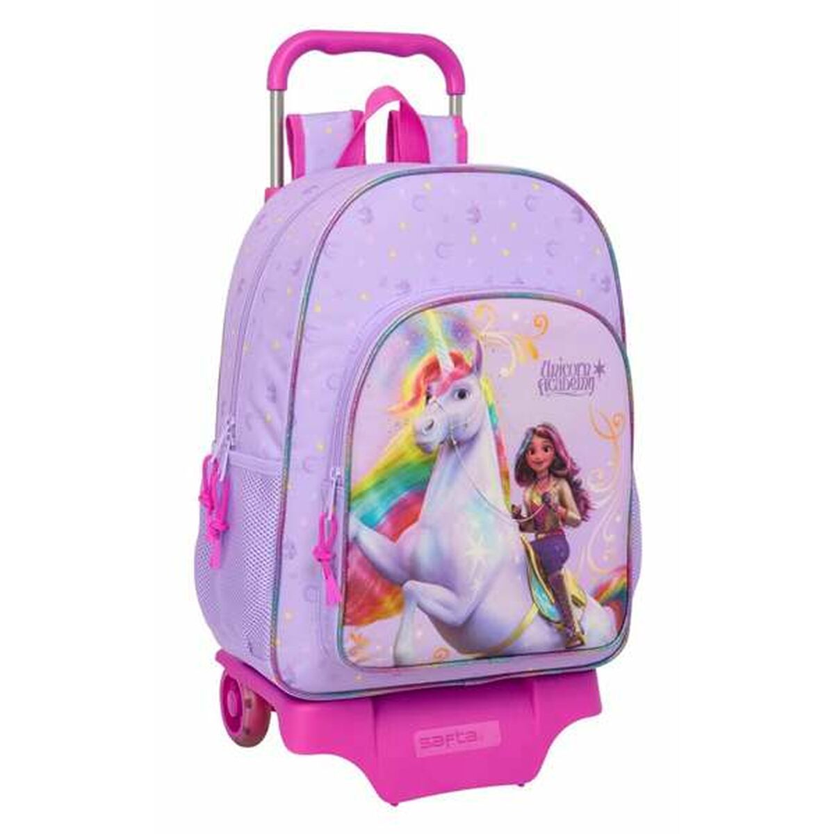 Schulrucksack mit Rollen Unicorn Academy Lila 33 x 42 x 14 cm Schulrucksack mit Rollen Unicorn Academy Lila 33 x 42 x 14 cm von Unicorn Academy