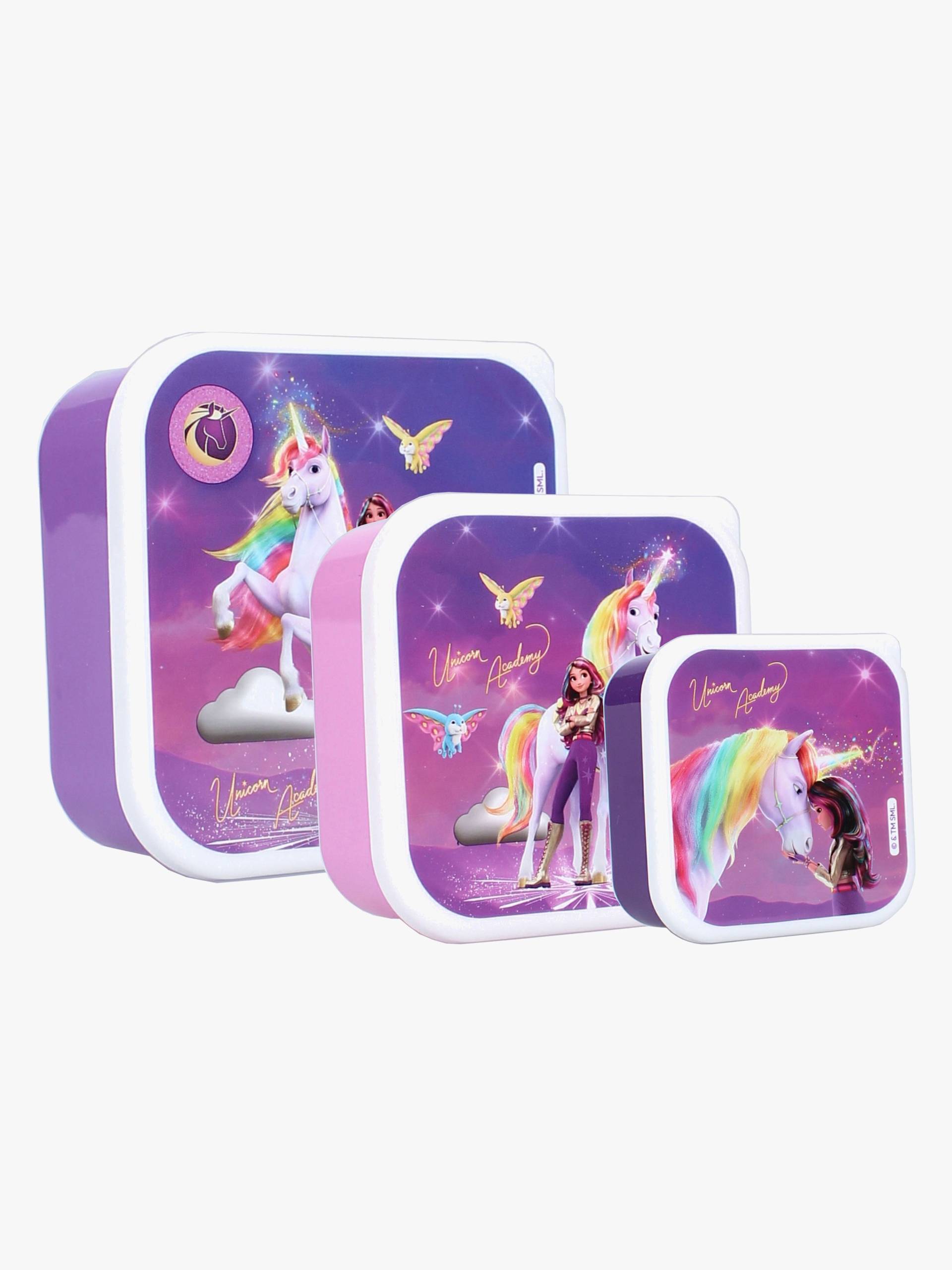 Unicorn Academy 3 in 1 Snackbox Fresh Bites, Lila Unicorn Academy 3 in 1 Snackbox Fresh Bites, Lila von Unicorn Academy