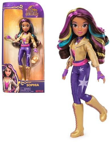 Unicorn Academy Ankleidepuppe Sophia - die Originalpuppe zur beliebten Netflix-Serie, 24 cm groß und mit 6 Accessoires für fantasievolles Rollenspiel, für Kinder ab 4 Jahren Unicorn Academy Ankleidepuppe Sophia - die Originalpuppe zur beliebten Netflix-Serie, 24 cm groß und mit 6 Accessoires für fantasievolles Rollenspiel, für Kinder ab 4 Jahren von Unicorn Academy
