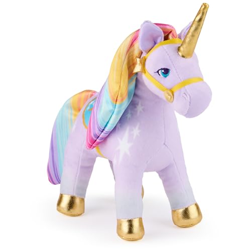 Unicorn Academy Offizielles Wildstar Plüschtier, Einhorn Stofftier, Einhorn Spielzeug für Mädchen ab 1 Jahren, Lila, 17,8 cm Unicorn Academy Offizielles Wildstar Plüschtier, Einhorn Stofftier, Einhorn Spielzeug für Mädchen ab 1 Jahren, Lila, 17,8 cm von Unicorn Academy