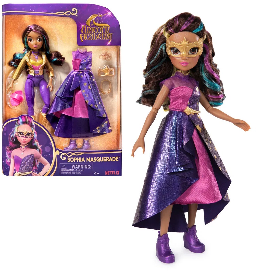 Unicorn Academy Puppe Sophia Masquerade 24 cm von Unicorn Academy