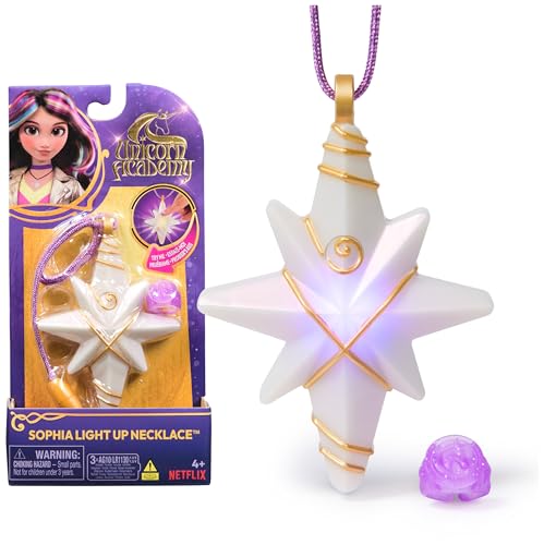 Unicorn Academy Schmuckset - Sophias Kette mit magischen Lichteffekten und Ring, passend zur beliebten Netflix-Serie, für Kinder ab 4 Jahren Unicorn Academy Schmuckset - Sophias Kette mit magischen Lichteffekten und Ring, passend zur beliebten Netflix-Serie, für Kinder ab 4 Jahren von Unicorn Academy