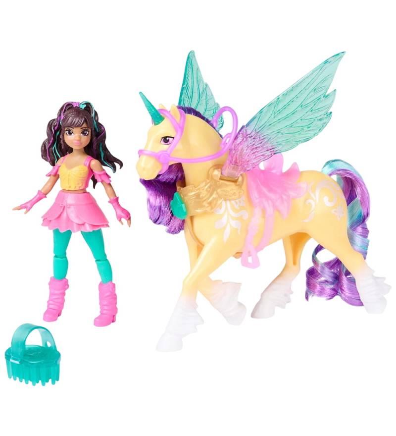 Unicorn Academy Spielfiguren - Wing Magie Ava Ente Leaf - Unicorn Academy - One Size - Spielzeugfiguren Unicorn Academy Spielfiguren - Wing Magie Ava Ente Leaf - Unicorn Academy - One Size - Spielzeugfiguren von Unicorn Academy
