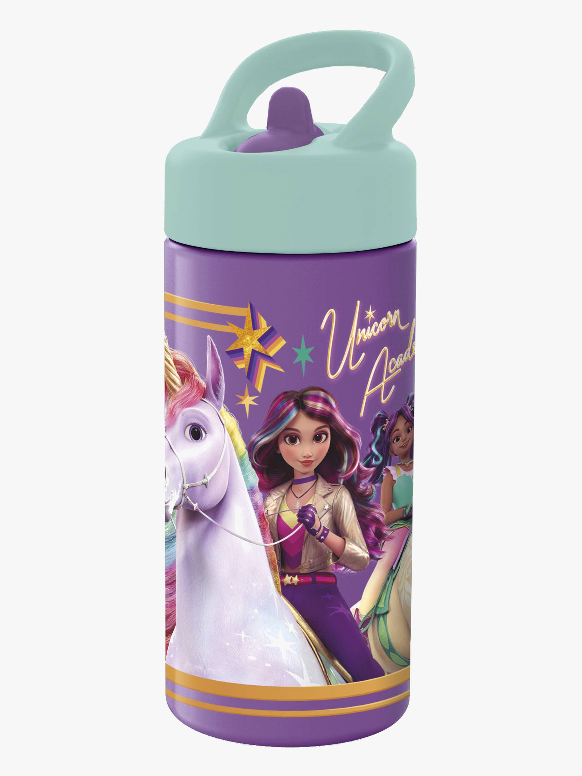 Unicorn Academy Trinkflasche 410 ml, Lila Unicorn Academy Trinkflasche 410 ml, Lila von Unicorn Academy